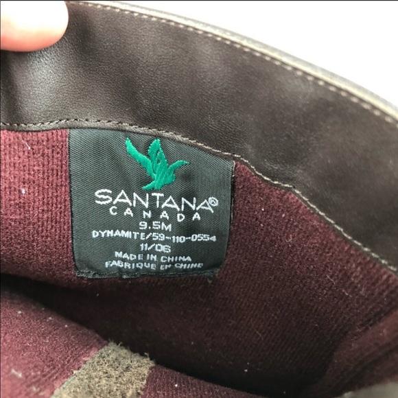 SANTANA CANADA brown leather “dynamite” boots - Picture 5 of 8